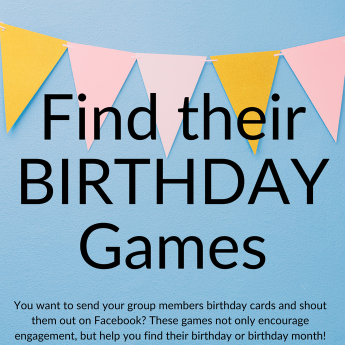 Birthday Generator Games - Set of 24